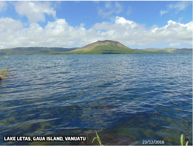 Lake Letas, Gaua Island, Vanuatu